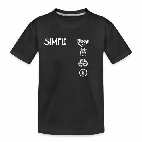 simplesymbolsvert - Toddler Premium Organic T-Shirt