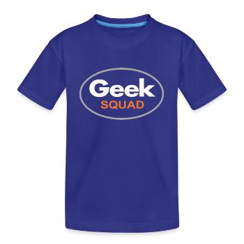 Geek Squad - Toddler Premium Organic T-Shirt - royal blue - Front