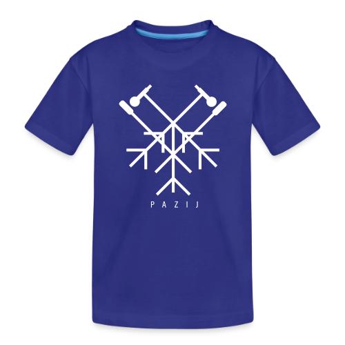 Pazij White Logo - Toddler Premium Organic T-Shirt