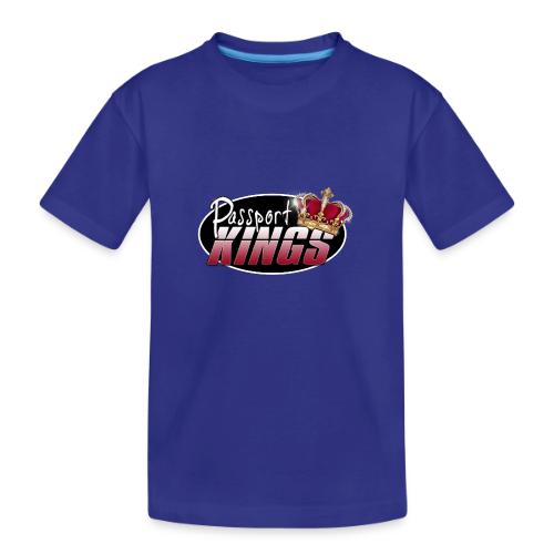 Passport Kings logo for dark shirts - Toddler Premium Organic T-Shirt