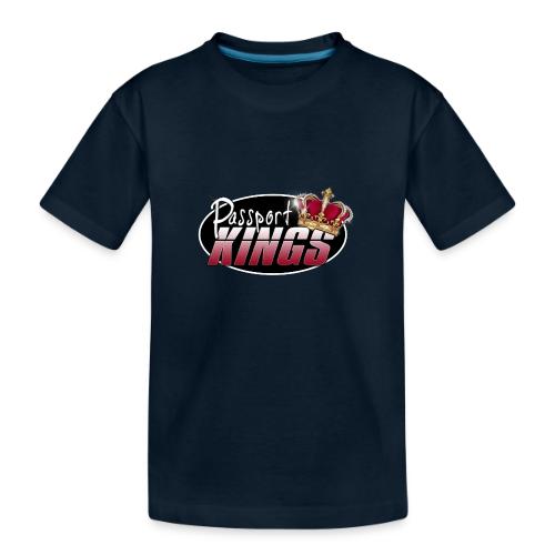 Passport Kings logo for dark shirts - Toddler Premium Organic T-Shirt