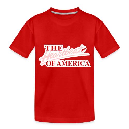 The Heartbeat of America - Toddler Premium Organic T-Shirt