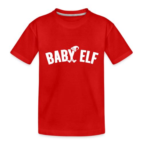 Baby Elf in White - Toddler Premium Organic T-Shirt