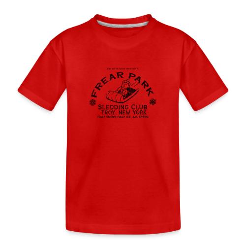 RO Frear Park Sledding Club Distressed Dark - Toddler Premium Organic T-Shirt