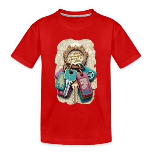 Minivan Commander T Shirt, Chauffeur of Chaos Mug - Toddler Premium Organic T-Shirt