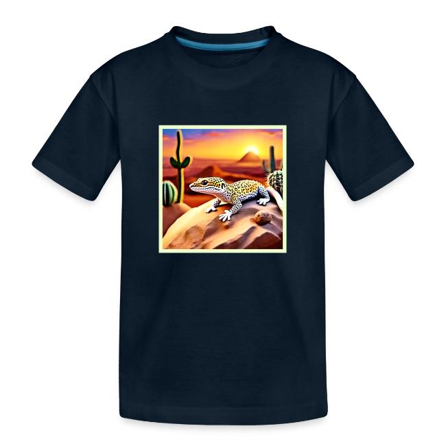 Beautiful Desert leopard Gecko Design