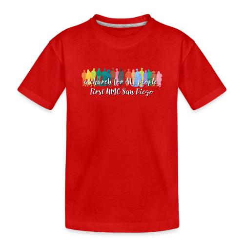 a church for all people - with colorful graphic - Toddler Premium Organic T-Shirt