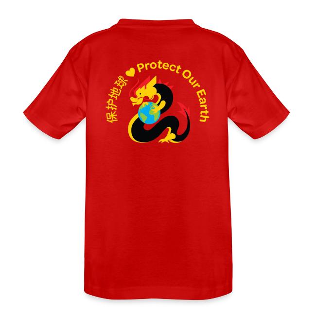 Earth Day Kindness Dragon Gold