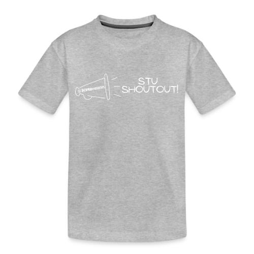 DCOMmentaries Stu Shoutout (White) - Toddler Premium Organic T-Shirt