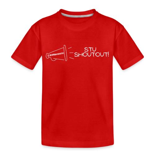 DCOMmentaries Stu Shoutout (White) - Toddler Premium Organic T-Shirt