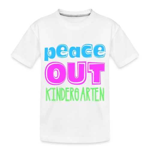 Kreative In Kinder Peace Out - Toddler Premium Organic T-Shirt