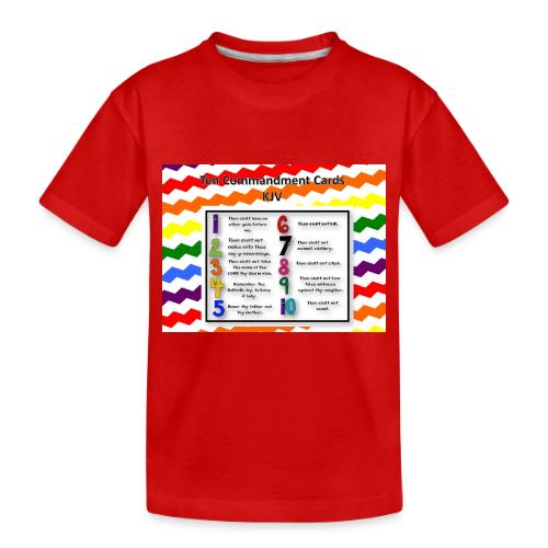 10 Commandments - Toddler Premium Organic T-Shirt