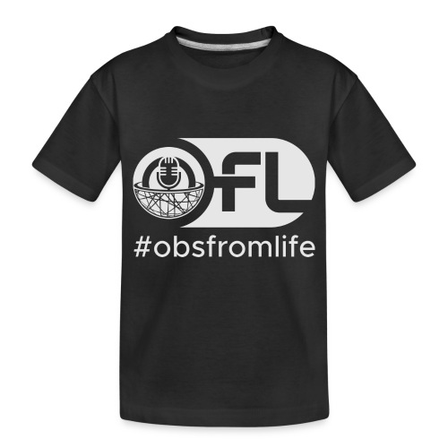 Observations from Life Logo with Hashtag - Toddler Premium Organic T-Shirt
