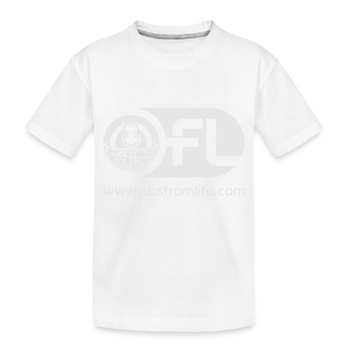 Observations from Life Logo with Web Address - Toddler Premium Organic T-Shirt