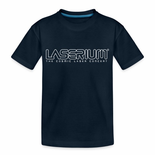 Laserium Logo OL White Tag - Toddler Premium Organic T-Shirt
