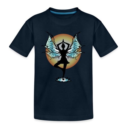 Tree Pose Yoga Fairy - Toddler Premium Organic T-Shirt
