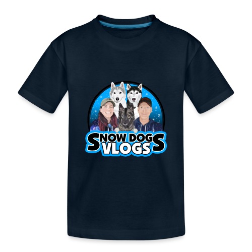 Snow Dogs Vlogs Family Logo - Toddler Premium Organic T-Shirt