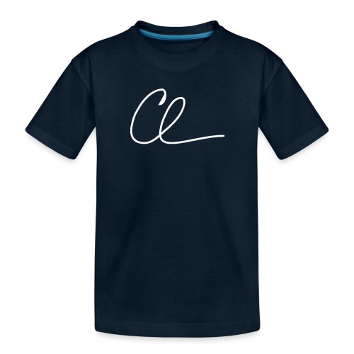 CL Signature (White) - Toddler Premium Organic T-Shirt