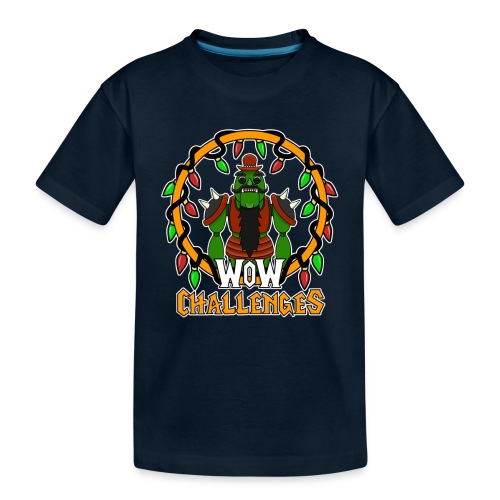 WoW Challenges Holiday Orc WHITE - Toddler Premium Organic T-Shirt