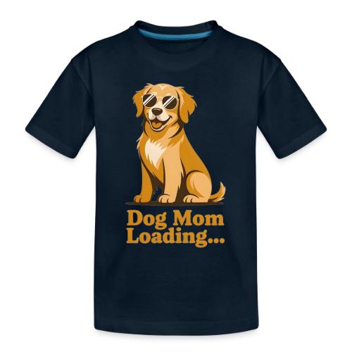 Dog Mom Loading Golden Retriever Sunglasses - Toddler Premium Organic T-Shirt