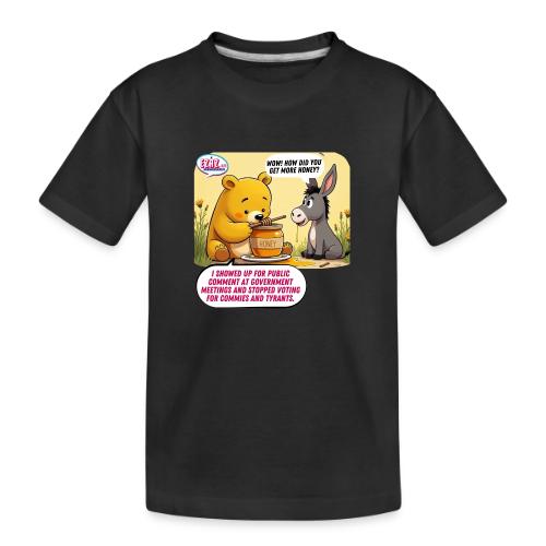 Honey Bear - Fire Tyrants - Toddler Premium Organic T-Shirt