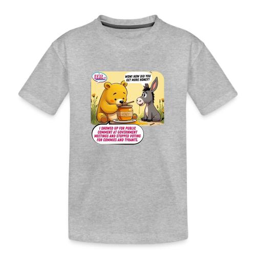Honey Bear - Fire Tyrants - Toddler Premium Organic T-Shirt