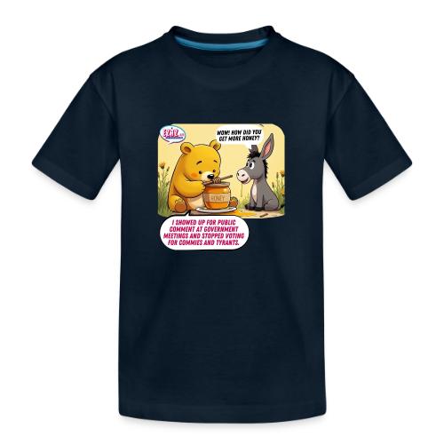 Honey Bear - Fire Tyrants - Toddler Premium Organic T-Shirt