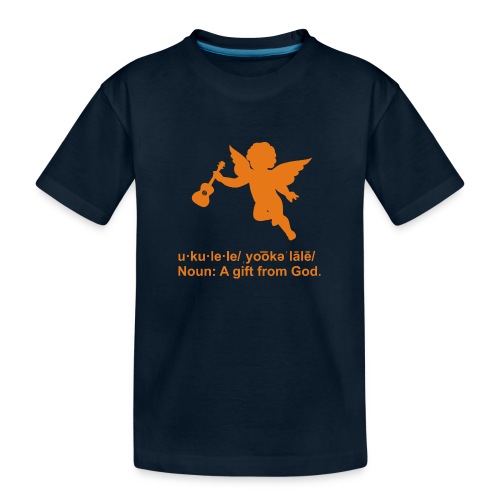 Ukulele Definition - Toddler Premium Organic T-Shirt