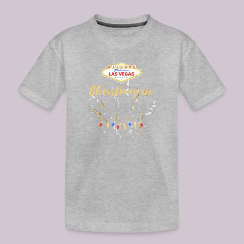 Christmas in Las Vegas - Toddler Premium Organic T-Shirt