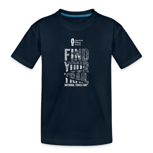 Find Your Trail Topo: National Trails Day - Toddler Premium Organic T-Shirt