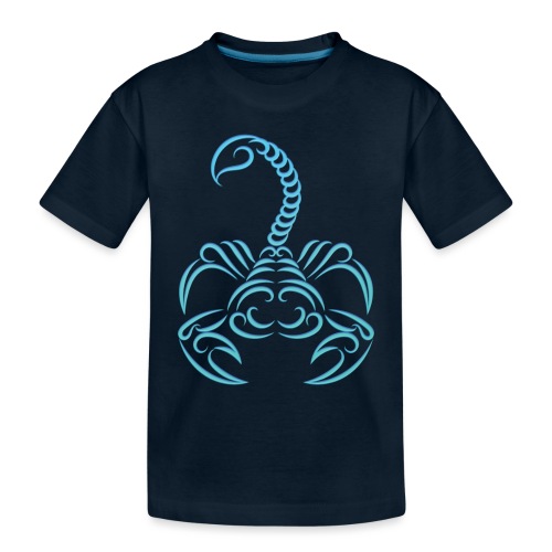 Scorpio Zodiac Water Sign Scorpion Logo - Toddler Premium Organic T-Shirt