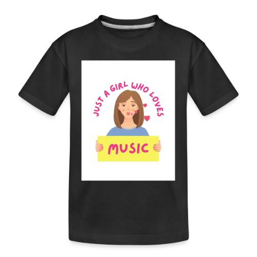 Music - Toddler Premium Organic T-Shirt