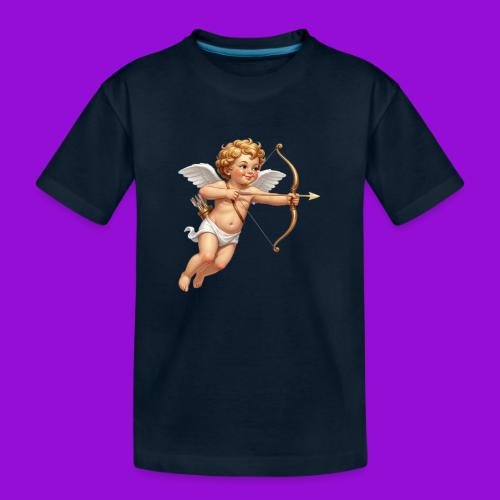 Cupid with twohearts set - Toddler Premium Organic T-Shirt