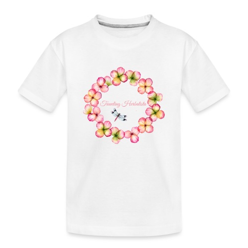 Traveling Herbalista Design pink - Kid's Premium Organic T-Shirt