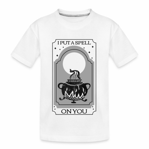I Put A Spell On You Magic Cauldron Moonshine Card - Kid's Premium Organic T-Shirt