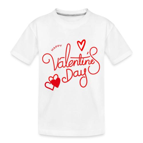 San Valentín, Moda Celebra Día 14 de Febrero - Kid's Premium Organic T-Shirt