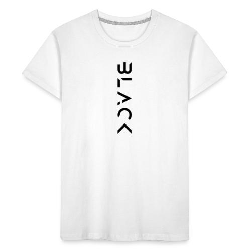 Futuristic Vertical Black - Kid's Premium Organic T-Shirt