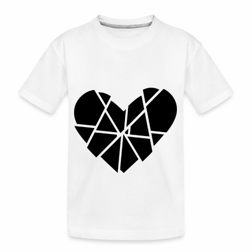 Heart Broken Shards Anti Valentine's Day - Kid's Premium Organic T-Shirt
