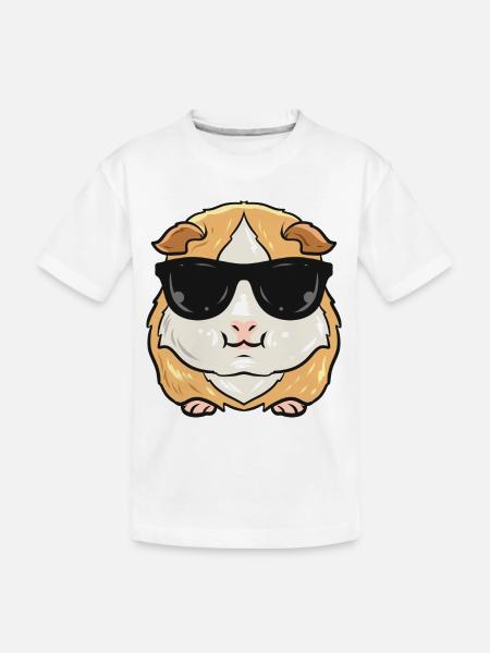 guinea pig - Kid's Premium Organic T-Shirt - white - Front