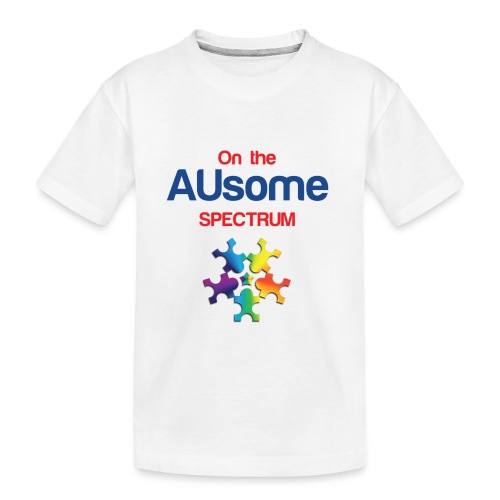 On the AUsome Spectrum - Kid's Premium Organic T-Shirt