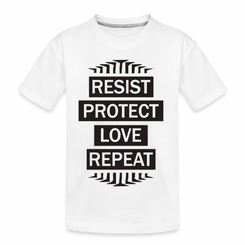 resist repeat - Kid's Premium Organic T-Shirt