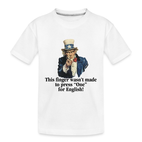 Uncle Sam - Finger - Kid's Premium Organic T-Shirt