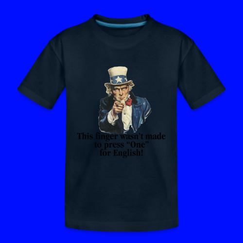 Uncle Sam - Finger - Kid's Premium Organic T-Shirt