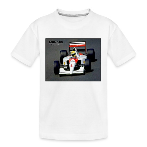 Monaco Grand Prix Automobile Racing Car Print - Kid's Premium Organic T-Shirt