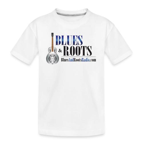 Blues & Roots Radio Logo - Kid's Premium Organic T-Shirt