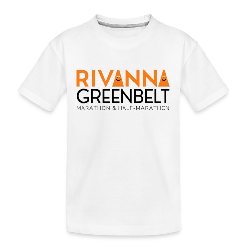 RIVANNA GREENBELT (orange/black) - Kid's Premium Organic T-Shirt