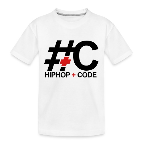 hiphopandcode-logo-2color - Kid's Premium Organic T-Shirt