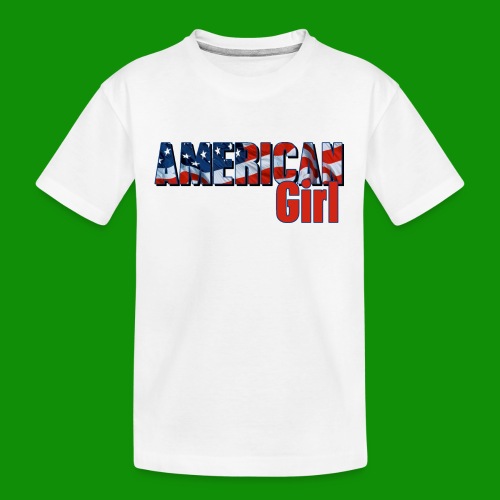 AMERICAN GIRL - Kid's Premium Organic T-Shirt
