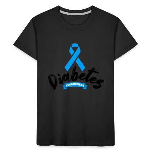 Diabetes Awareness - Kid's Premium Organic T-Shirt