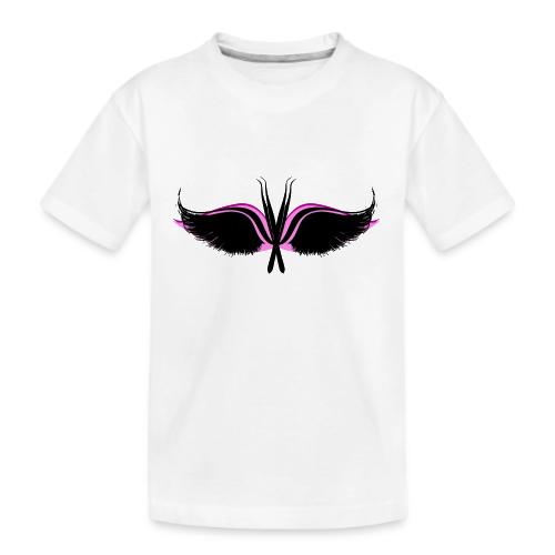 Lash Tweezer Wings black - Kid's Premium Organic T-Shirt